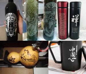 太原古交酒瓶葫芦工艺品激光雕刻机